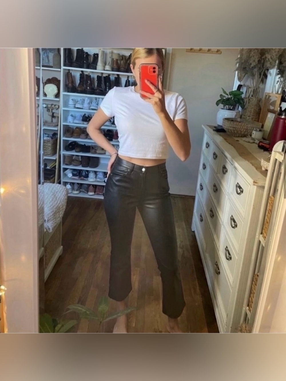 PISTOLA Lennon High Rise Cropped Boot Pant in Slate Black from revolve - Picture 11 of 14